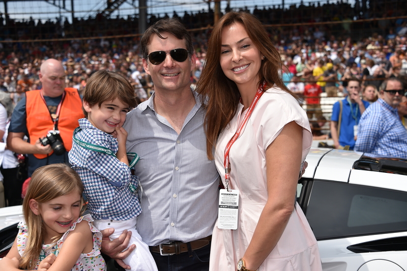 Jeff Gordon et sa famille