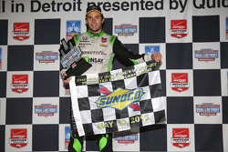 Race winner Carlos Munoz, Andretti Autosport Honda