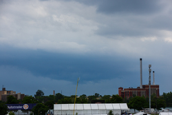 Nuvens de chuva em Detroit