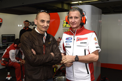 Claudio Domenicali und Paolo Ciabatti, Ducati Team