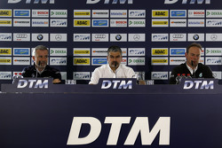 Persconferentie, Jens Marquardt, BMW Motorsport-directeur, Dieter Gass, Audi Sport, Ulrich Fritz, Me