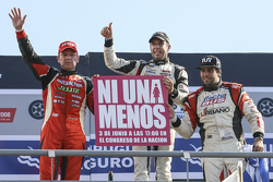 Podium: Guillermo Ortelli, JP Racing Chevrolet, Juan Manuel Silva, Catalan Magni Motorsport Ford y Mauricio Lambiris, Coiro Dole Racing Torino