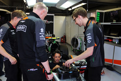 Javier Hernández, Manchester Utd Jugador de fútbol con el Sahara Force India F1 Team