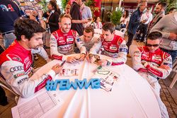 Audi Sport Team Joest: Lucas Di Grassi, René Rast, Marcel Fässler, Oliver Jarvis y Andre Lotterer