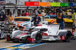 #8 Audi Sport Team Joest Audi R18 e-tron quattro: Lucas di Grassi, Loic Duval, Oliver Jarvis