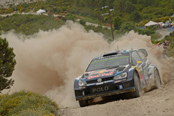 Andreas Mikkelsen et Ola Floene, Volkswagen Polo WRC, Volkswagen Motorsport