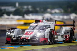 #9 Audi Sport Team Joest Audi R18 e-tron quattro : René Rast, Filipe Albuquerque, Marco Bonanomi