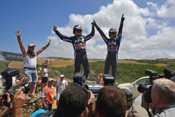 Les vainqueurs Sébastien Ogier et Julien Ingrassia, Volkswagen Polo WRC, Volkswagen Motorsport