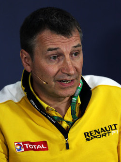 Rob White, Renault Sport pendant la conférence de presse de la FIA