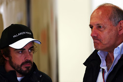 Fernando Alonso, McLaren avec Ron Dennis, président exécutif de McLaren