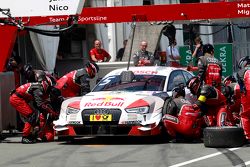 Pitstop, Mattias Ekström, Audi Sport Team Abt Sportsline, Audi A5 DTM