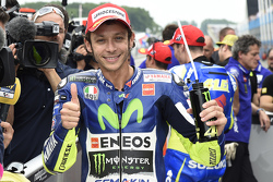 Ganador de la pole Valentino Rossi, Yamaha Factory Racing