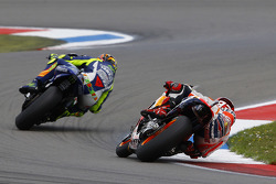 Valentino Rossi, Yamaha Factory Racing et Marc Marquez, Repsol Honda Team