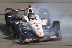 Will Power, Team Penske, Chevrolet, mit Unfall