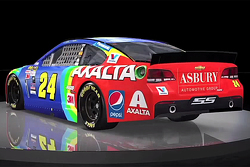 Pintura arco-íris de Jeff Gordon volta em Bristol