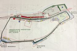 Tracciato ipotetico di Imola Formula E