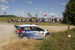 Ott Tanak e Molder Raigo, M-Sport Ford Fiesta WRC