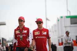 Эстебан Гутьеррес, тестовый и резервный пилот Ferrari и Кими Райкконен, Ferrari