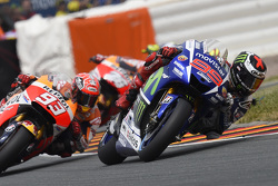 Jorge Lorenzo, Yamaha Factory Racing et Marc Marquez, Repsol Honda Team