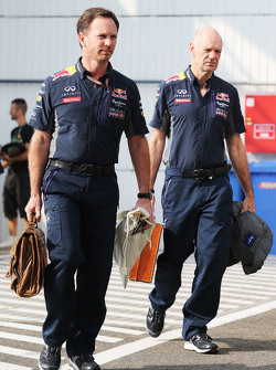 Christian Horner, Red Bull Racing, Team Principal avec Adrian Newey, directeur technique Red Bull Racing