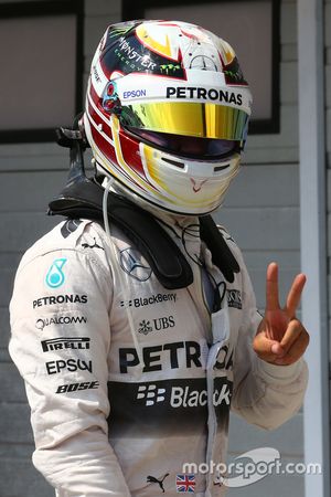 Pole position de Lewis Hamilton, Mercedes AMG F1