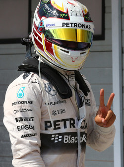 Pole position de Lewis Hamilton, Mercedes AMG F1