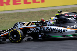 Sergio Pérez, Sahara Force India y Pastor Maldonado, Lotus F1 Team