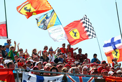 Fans and flags