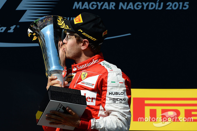 Juara balapan Sebastian Vettel, Ferrari