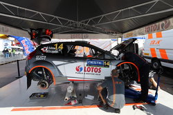 Robert Kubica et Maciek Szczepaniak, Ford Fiesta WRC