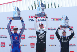 Podium : 1er Graham Rahal, Rahal Letterman Lanigan Racing Honda, 2e Justin Wilson, Andretti Autosport Honda, 3e Simon Pagenaud, Team Penske Chevrolet