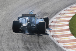 Marcus Ericsson, Sauber C34 sacando chispas