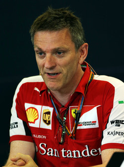 James Allison, director técnico de chasis de Ferrari en la conferencia de prensa de la FIA