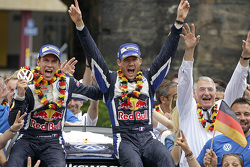 Vincitori Sébastien Ogier e Julien Ingrassia, Volkswagen Polo WRC, Volkswagen Motorsport