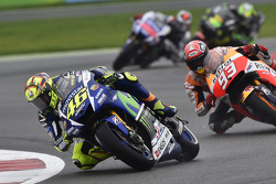 Valentino Rossi, Yamaha Factory Racing y Marc Márquez, Repsol Honda Team
