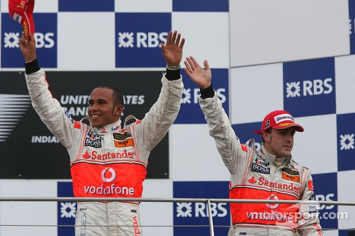 44- Fernando Alonso, 2º en el GP de Estados Unidos 2007