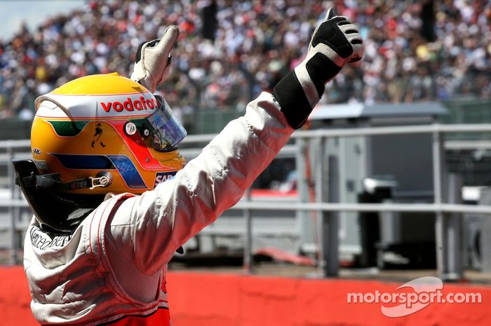Pole de Lewis Hamilton en Gran Bretaña 2007