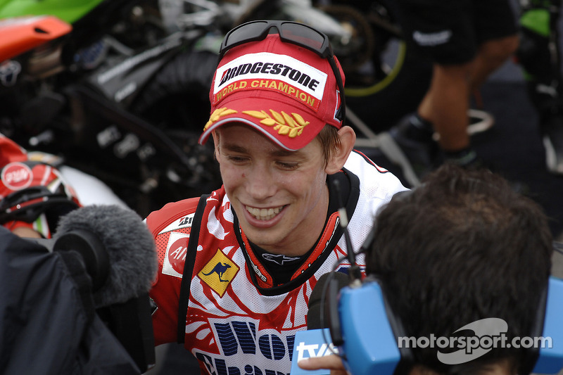 Святкування чемпіона MotoGP 2007 Кейсі Стоунера