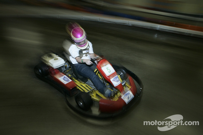 Le pilote de Kart Colbi Bradley