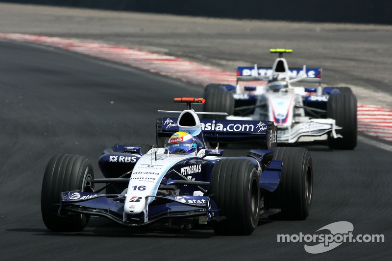 Nico Rosberg, WilliamsF1 Team, Robert Kubica,  BMW Sauber F1 Team