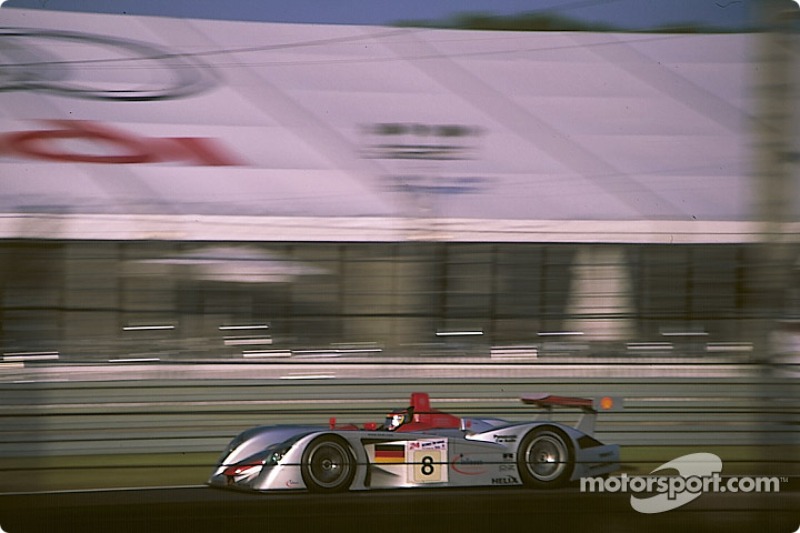 #8 Team Joest Audi R8: Frank Biela, Tom Kristensen, Emanuele Pirro