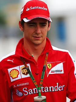 Esteban Gutierrez, piloto reserva da Ferrari