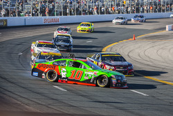 Danica Patrick, Stewart-Haas Racing Chevrolet, mit Unfall