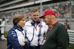 Claire Williams, Williams en Niki Lauda, Mercedes