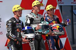 John McPhee, Saxoprint RTG, Danny Kent, Leopard Racing y Miguel Oliveira, Red Bull KTM Ajo