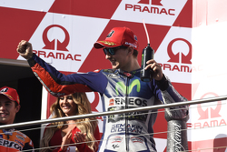 Jorge Lorenzo, Yamaha Factory Racing festeggia il secondo posto sul podio