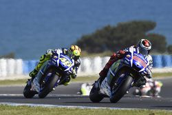 Jorge Lorenzo, Yamaha Factory Racing y Valentino Rossi, Yamaha Factory Racing
