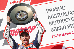 Podium: el ganador, Marc Márquez, Repsol Honda Team