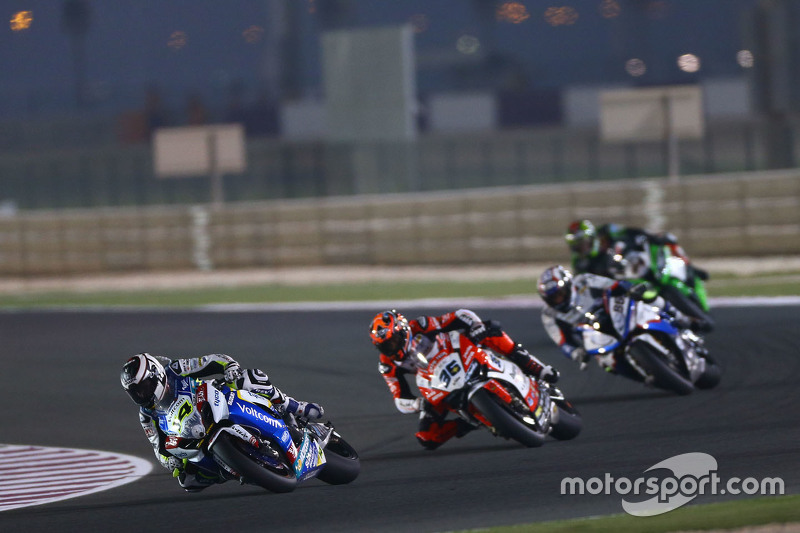 Randy de Puniet, VOLTCOM Crescent Suzuki y Leandro Mercado, Barni Racing Team