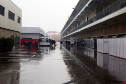 Un paddock très humide